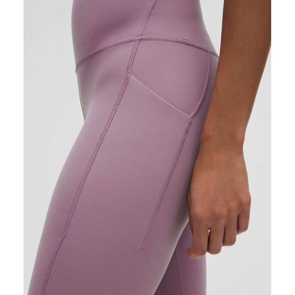 (4) $128 Lululemon Align High Rise Pant with Pockets 25" Lavender Lux Size 4 - Picture 8 of 9